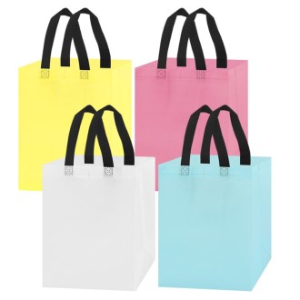 코팅 부직포 가방 24*28cm (스카이블루,화이트,옐로우,핑크)